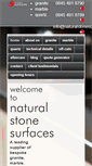 Mobile Screenshot of naturalstonesurfaces.co.uk